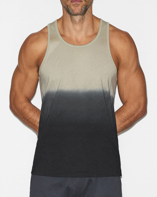Dip Dye Relaxed Tank Sandstone Beige