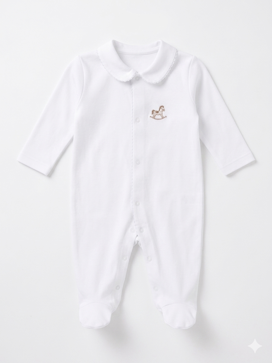 Baby GI - Cotton Rocking Horse Footie