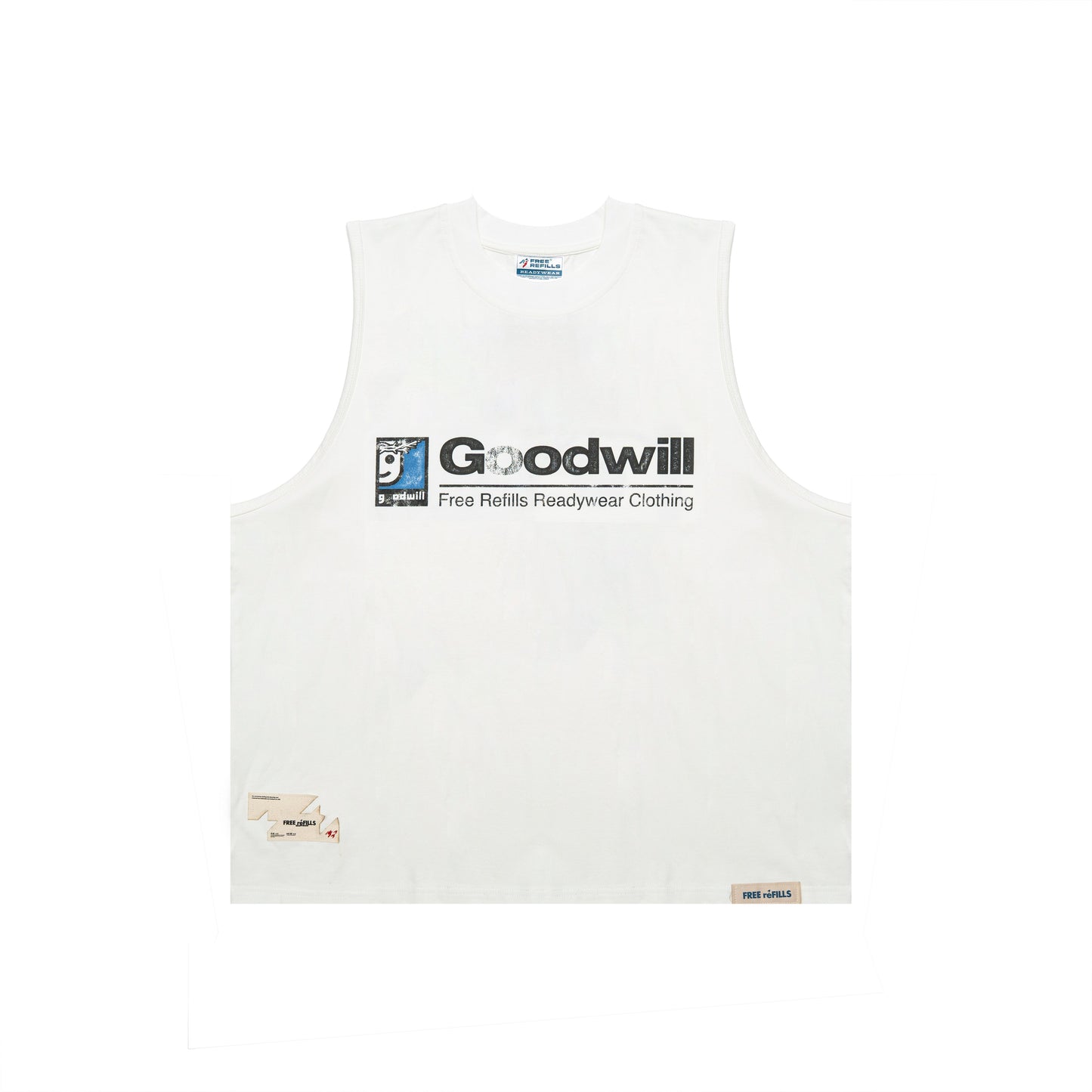 Goodwill Cut-Off Tee - White