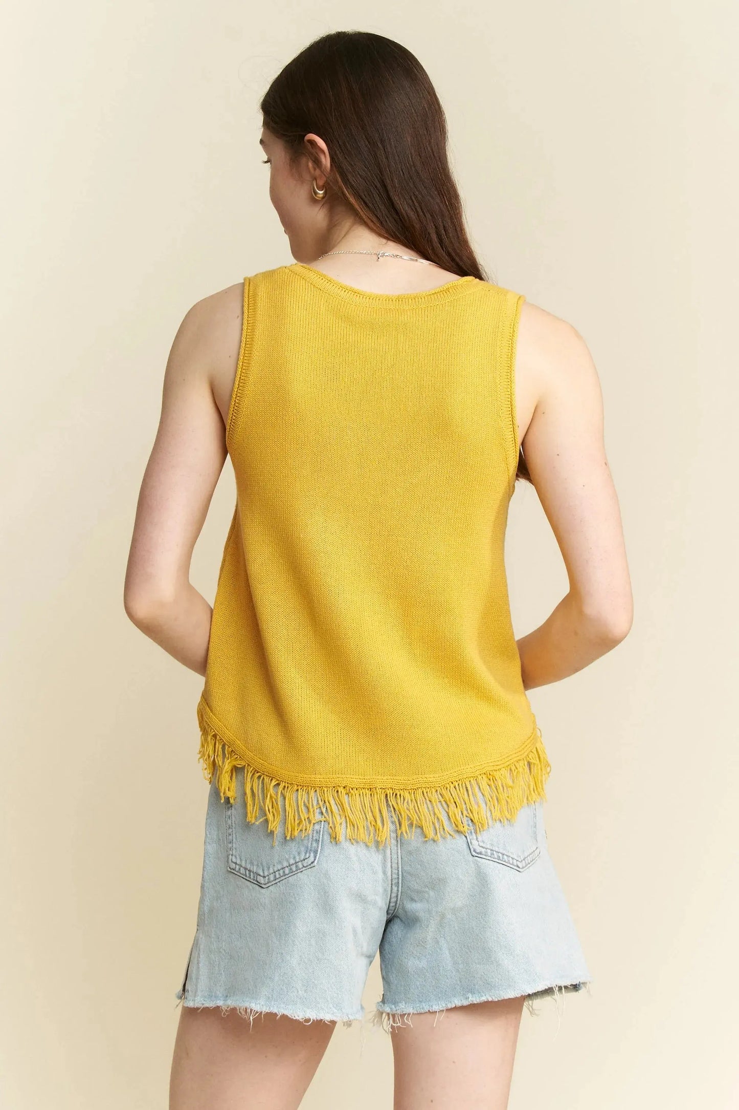 Tank Top - Fringe Plus Size - Trendy Comfy