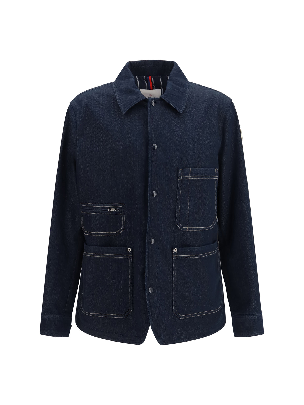 Denim Shirt Jacket Haderu Dark Blue