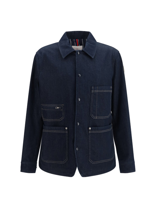 Denim Shirt Jacket Haderu Dark Blue