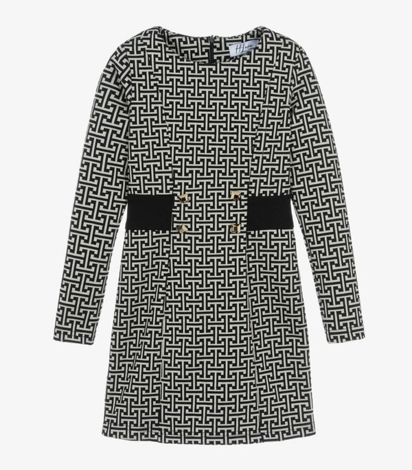 Fun & Fun
Girls Black & Beige Dress multicolor