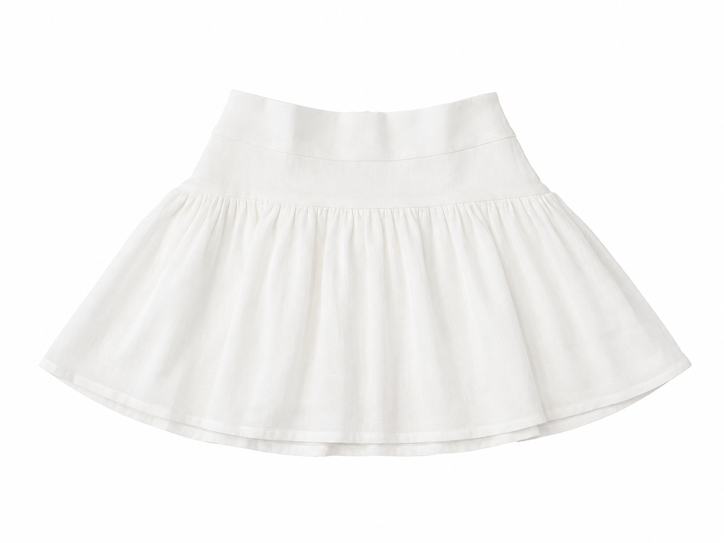 If So - Girls White Mesh Skirt