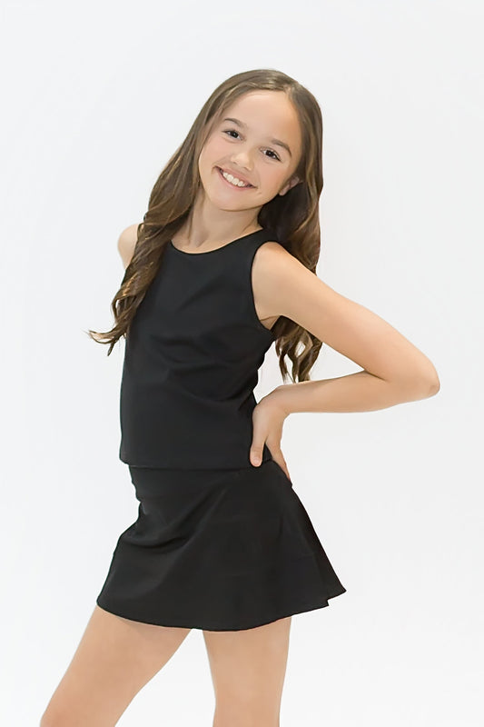Black Razorback Top