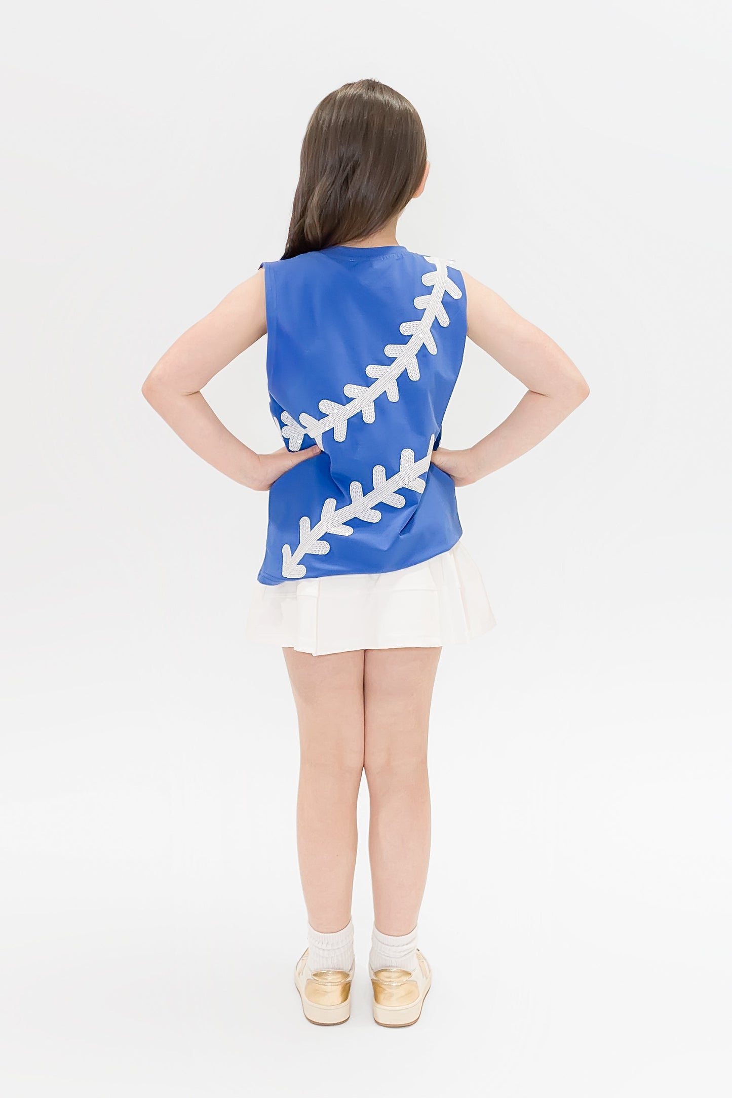Baseball Royal Blue Tank