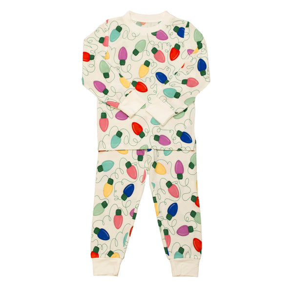 Christmas Lights Bamboo Pajamas