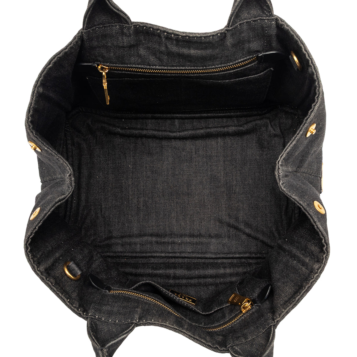Satchel Canapa Denim (Pre-Owned)