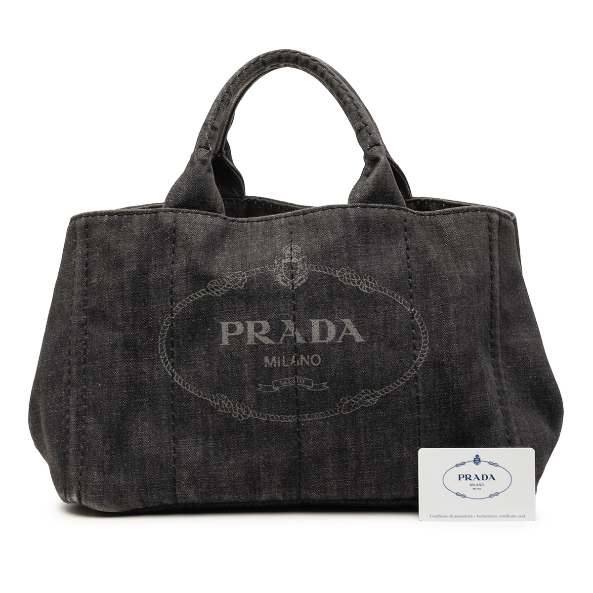 Satchel Canapa Denim (Pre-Owned)