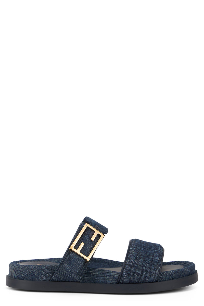 Fendi Slippers Feel Denim