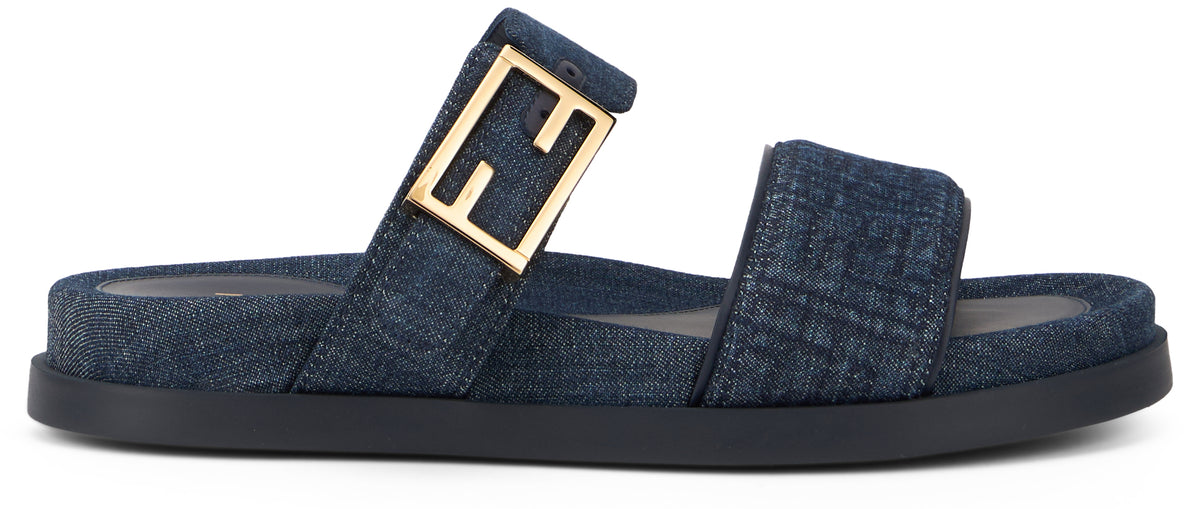 Fendi Slippers Feel Denim, view 2