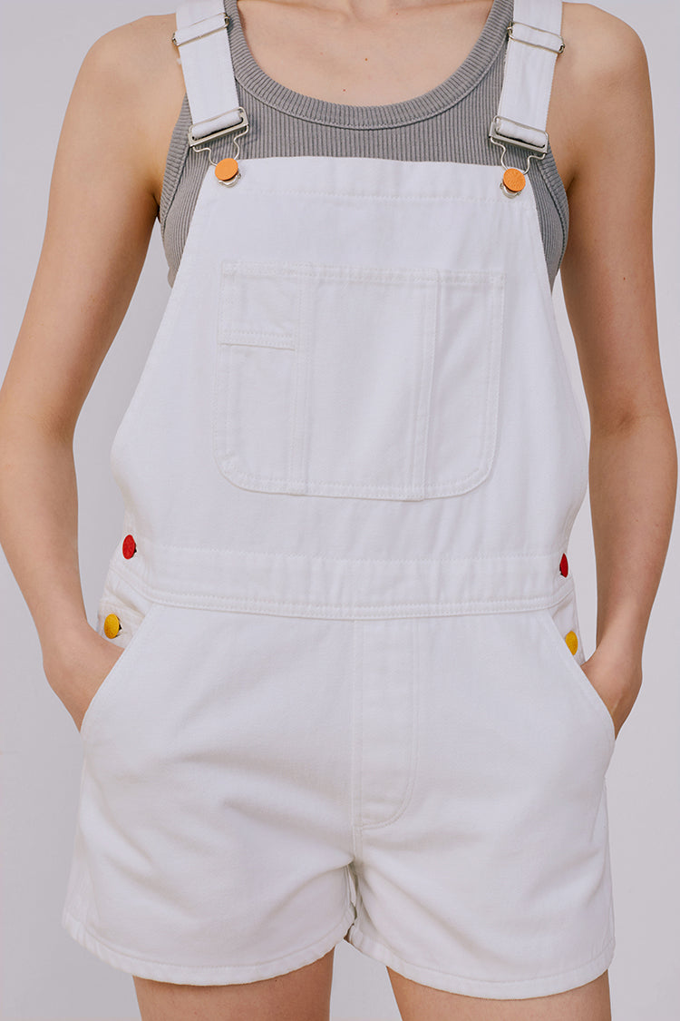 Rainbow Overall Shorts HJ109