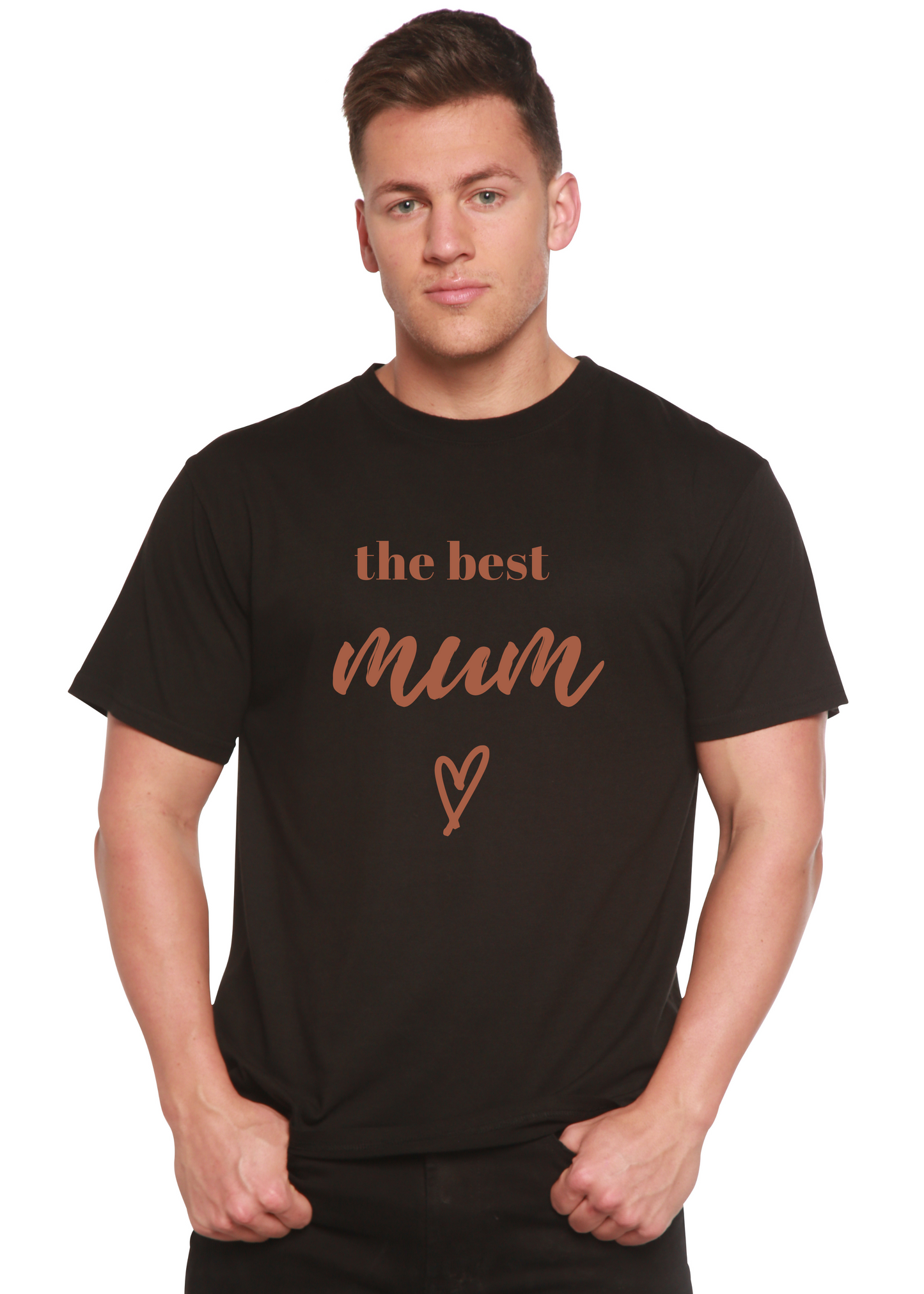 The Best Mum Unisex Bamboo Viscose/Organic Cotton Short Sleeve Graphic T-Shirt