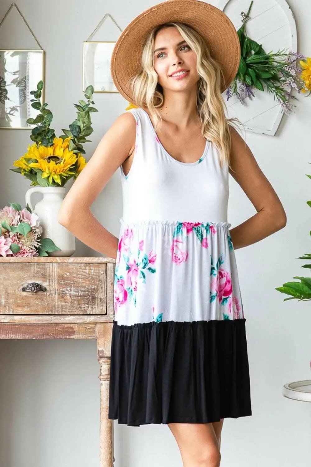 Trendsi Heimish tiered frill dress, full size