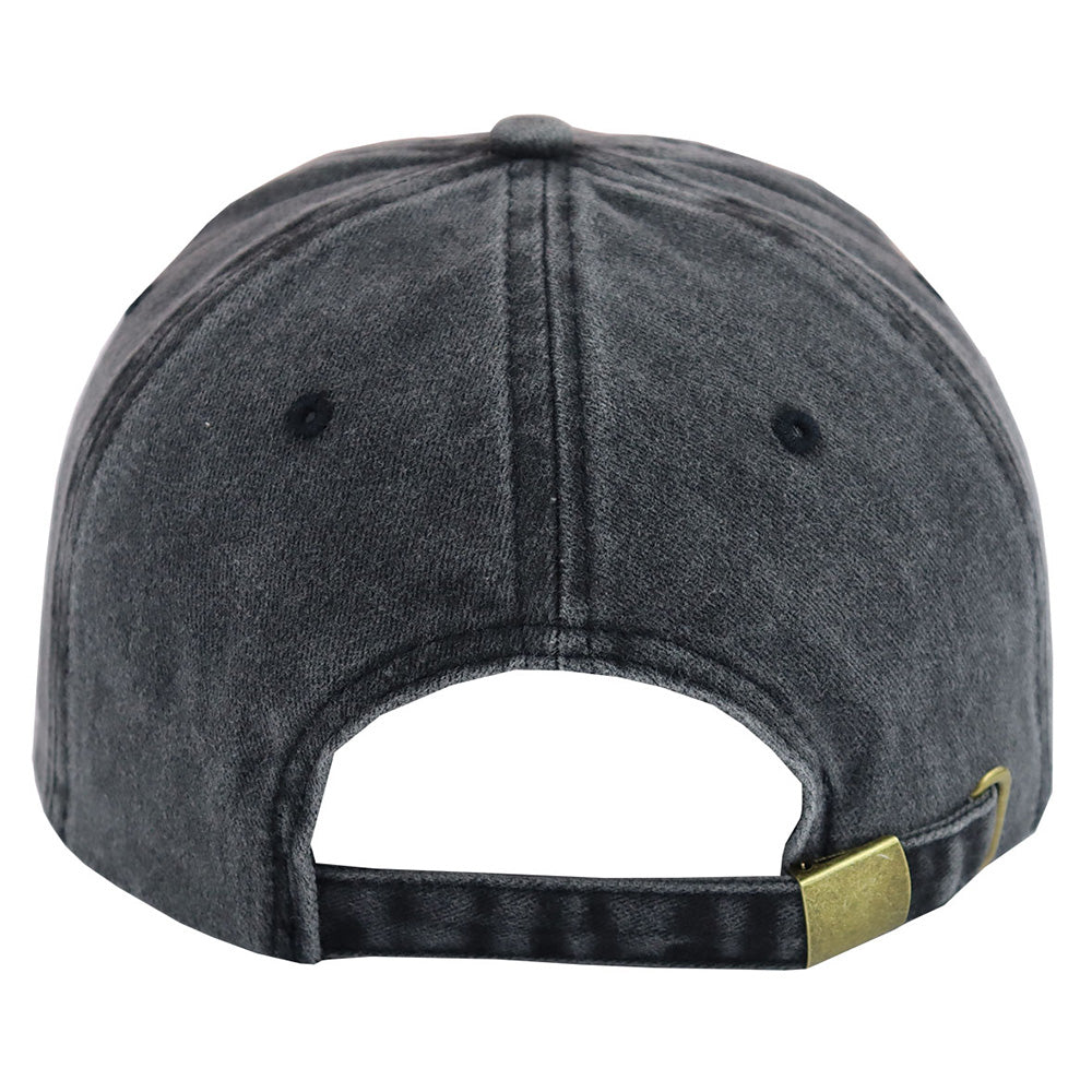 Vintage Washed Baseball Cap – "HOME Girl" Embroidered Distressed Trucker Hat