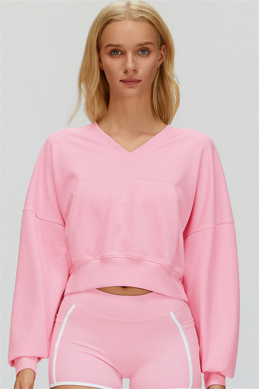 The Whisper V-Neck Hoodie