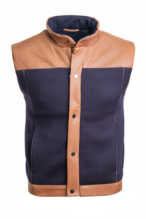 Manrico Cashmere Zip-Up Vest