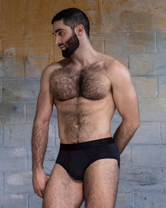 Flex Fly Front Brief Black