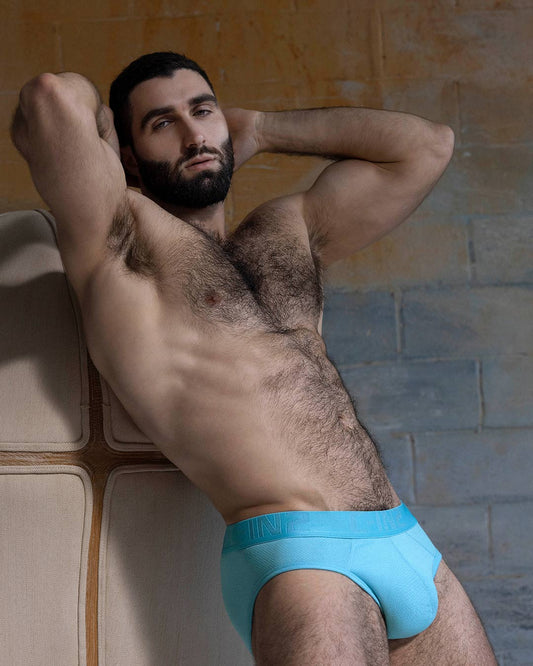 Flex Low Rise Brief Sky Blue