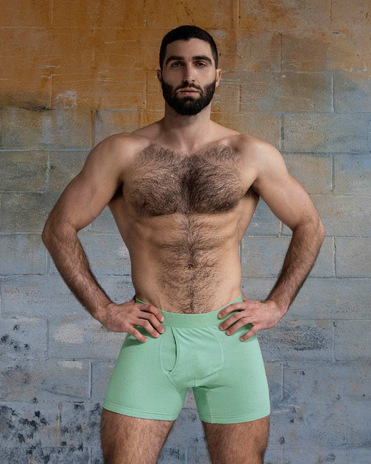 Flex Boxer Brief 5" Inseam Sage Green