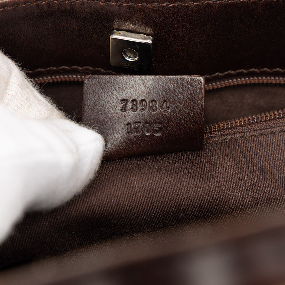 Handbag Denim Brown