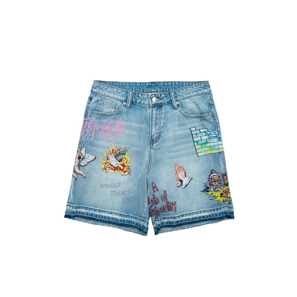 Floyd Denim Jorts - Blue Wash