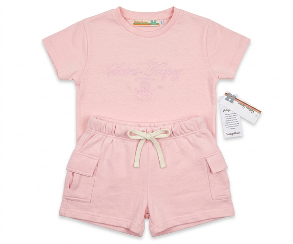 Vintage Havana - St. Tropez Shorts Set, Pink