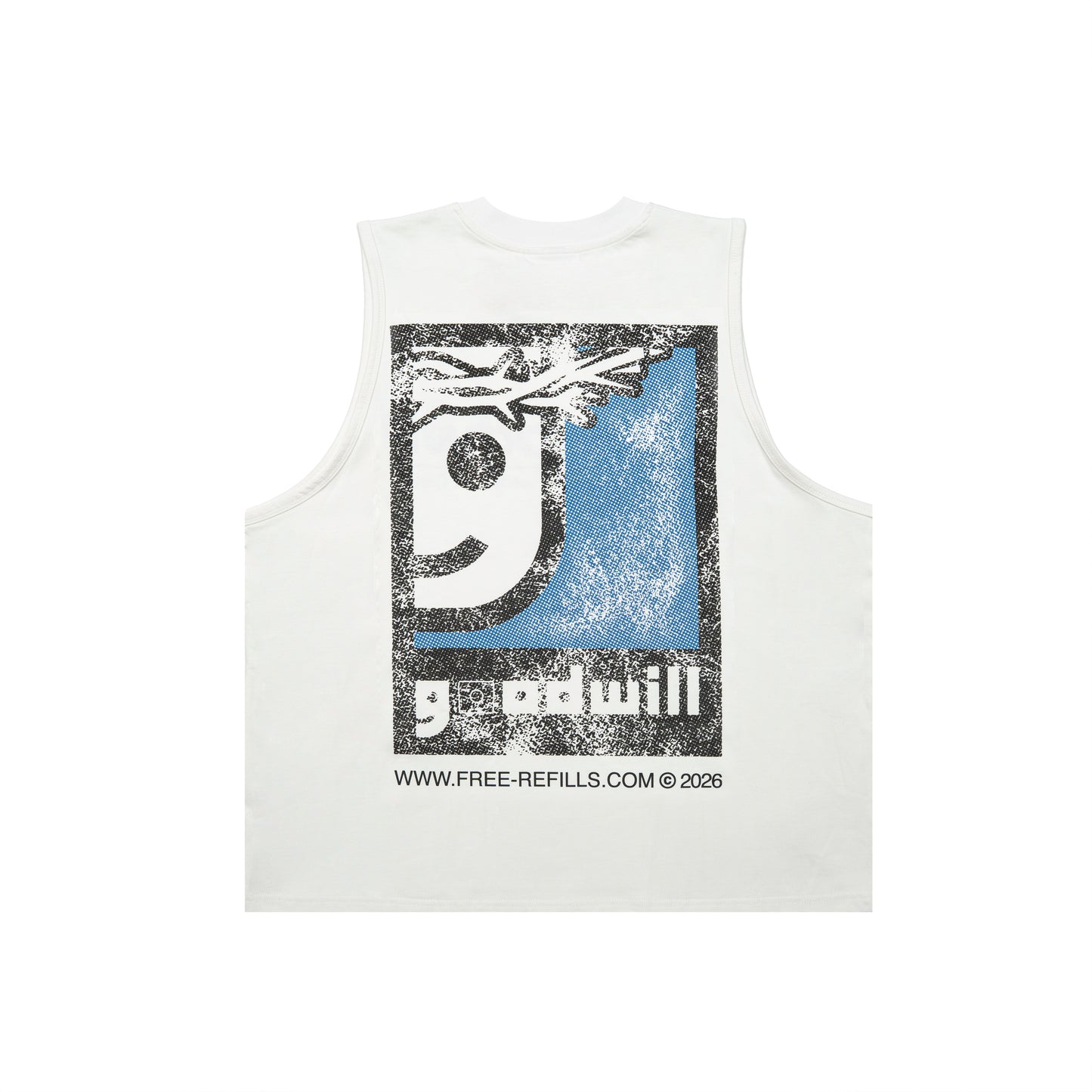 Goodwill Cut-Off Tee - White