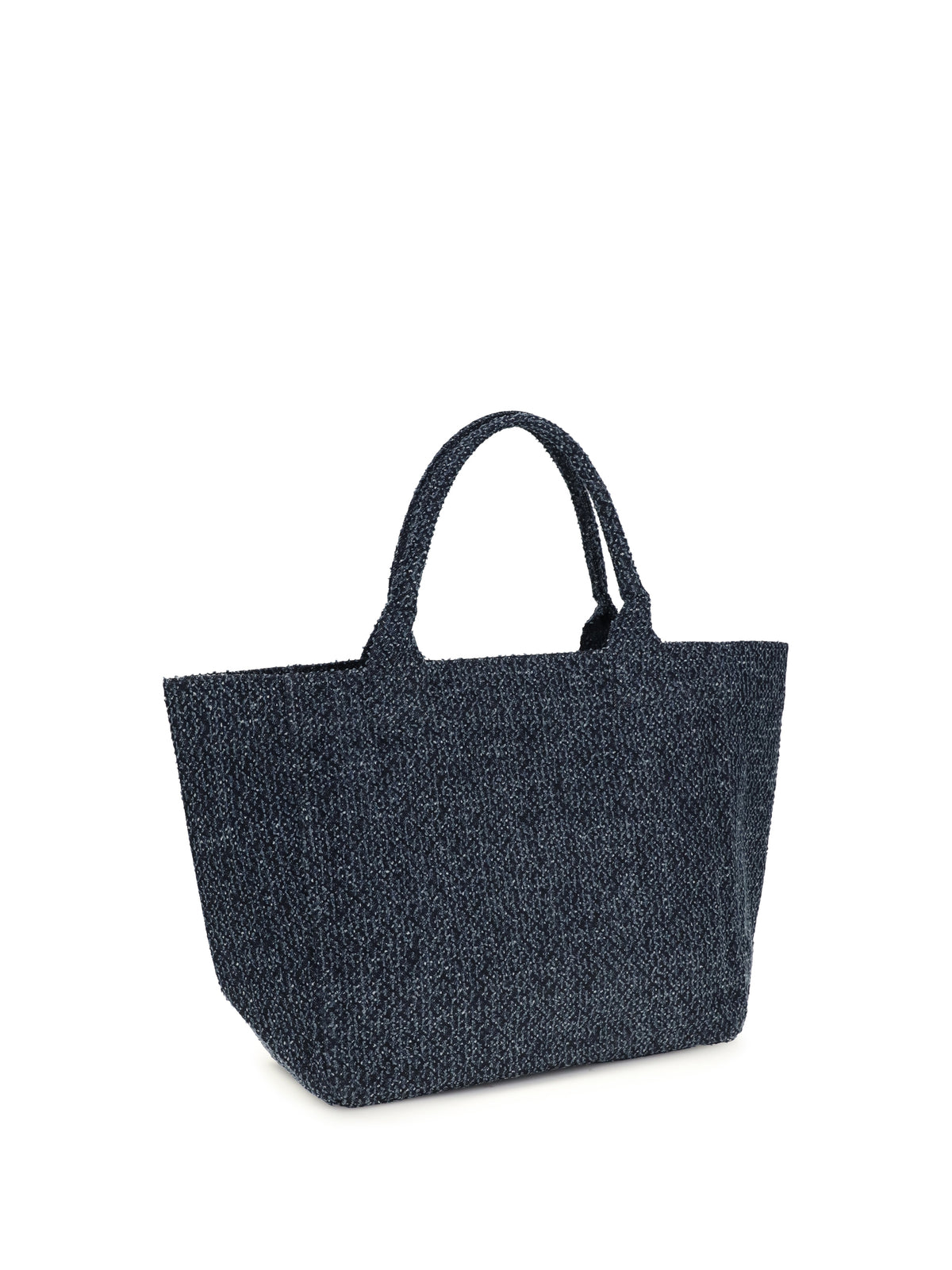 Logo Denim Tote Bag