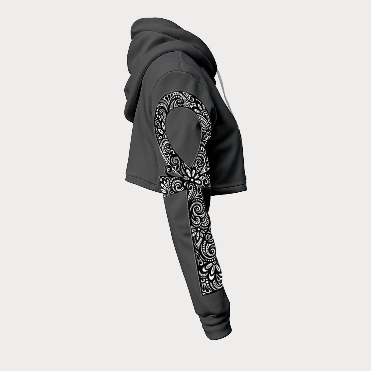 Sankofa™ The Incarnate Women's Cropped Hoodie