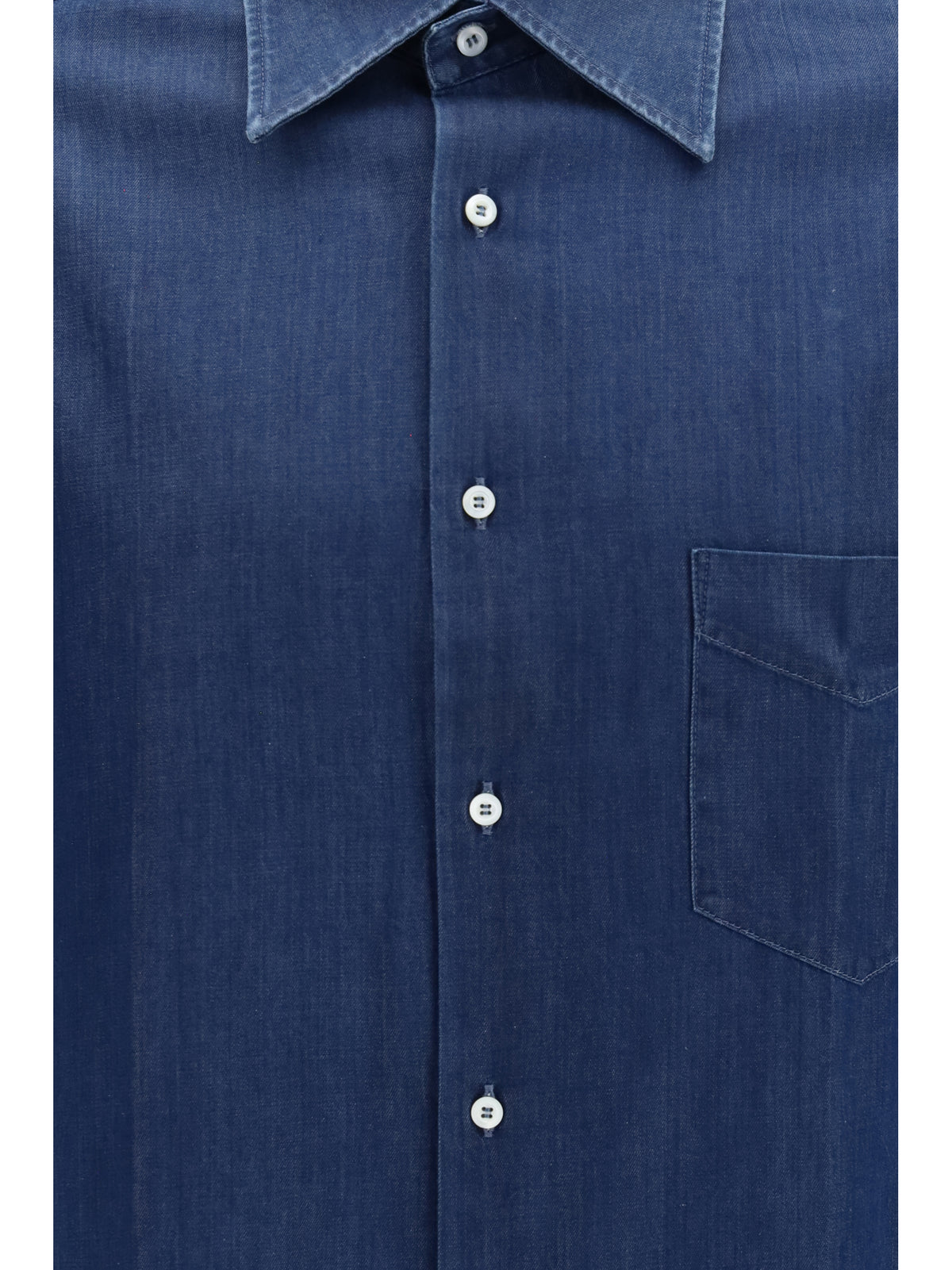 Denim Shirt in Dark Blue