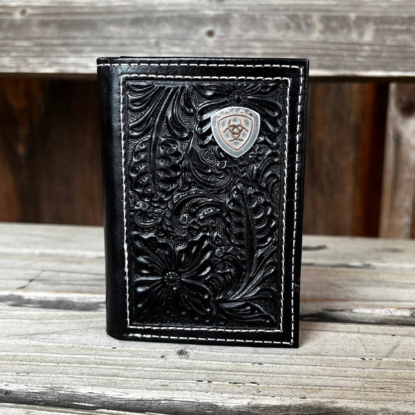 Black Floral Trifold | Ariat
