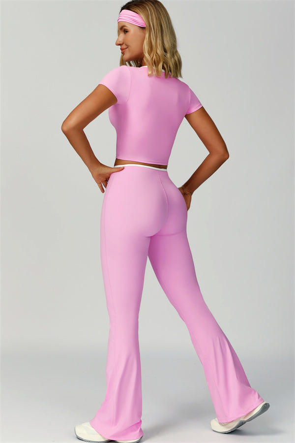 The Skyline Flared Tie Leggings