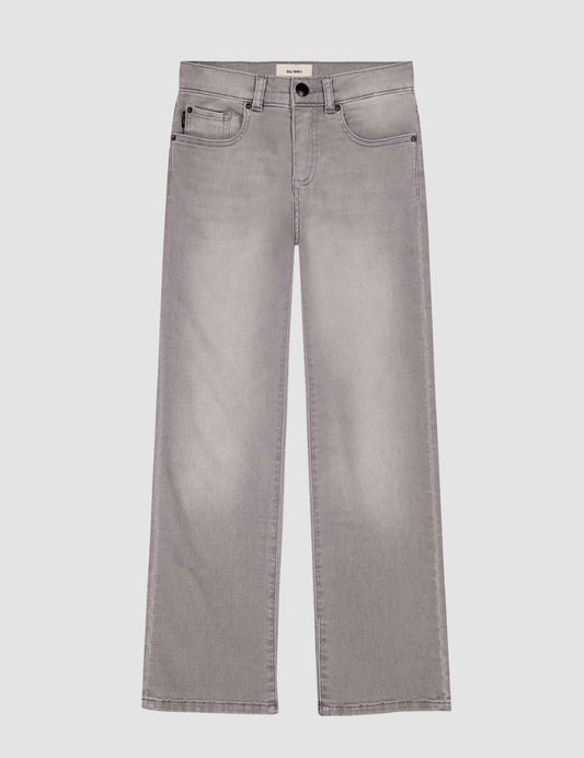 DL1961 - Benji Jeans, Washed Grey Knit
