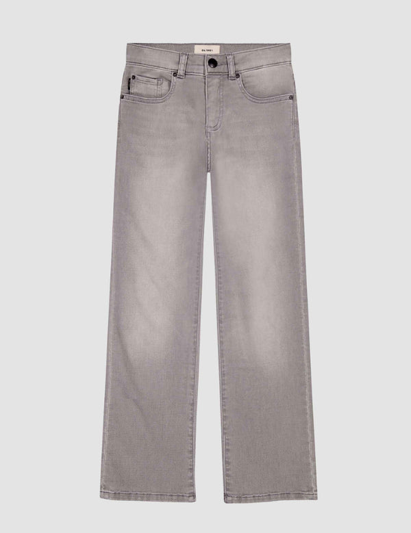 DL1961 - Benji Jeans, Washed Grey Knit