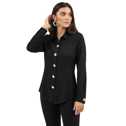 Retro Black Concho | Wrangler Womens