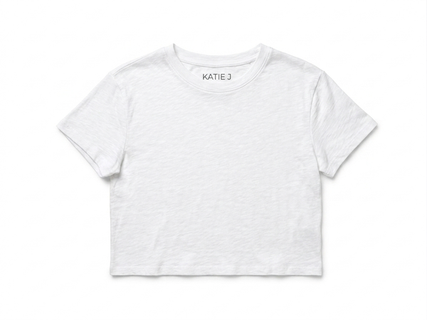 Katie J - Cotton T-Shirt, White