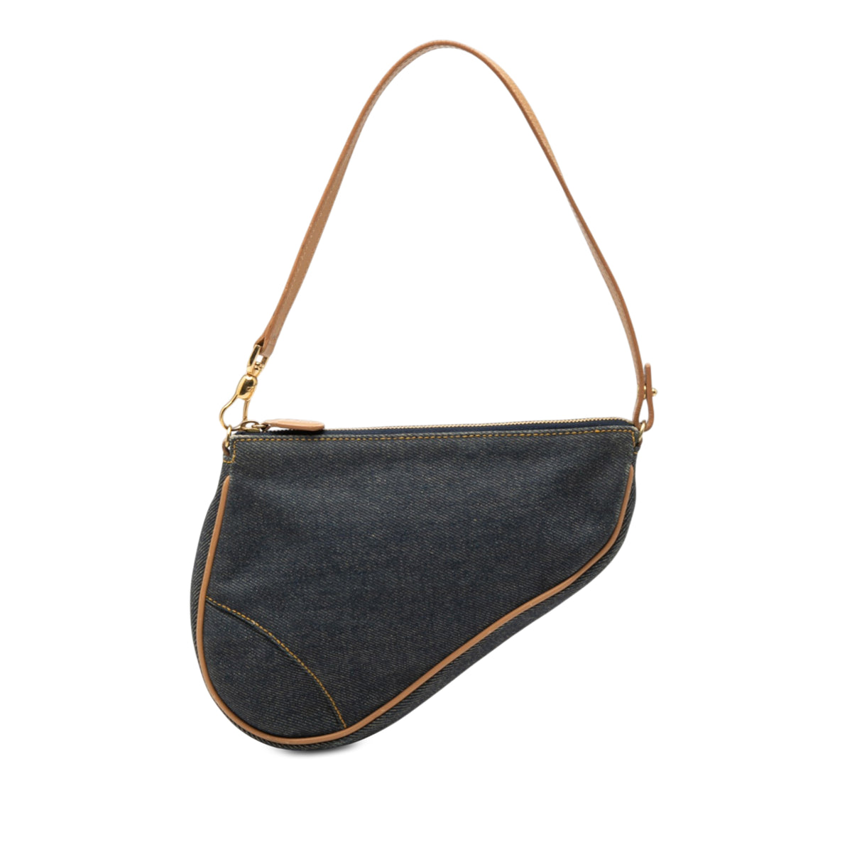Dior Pochette Mini Saddle Denim