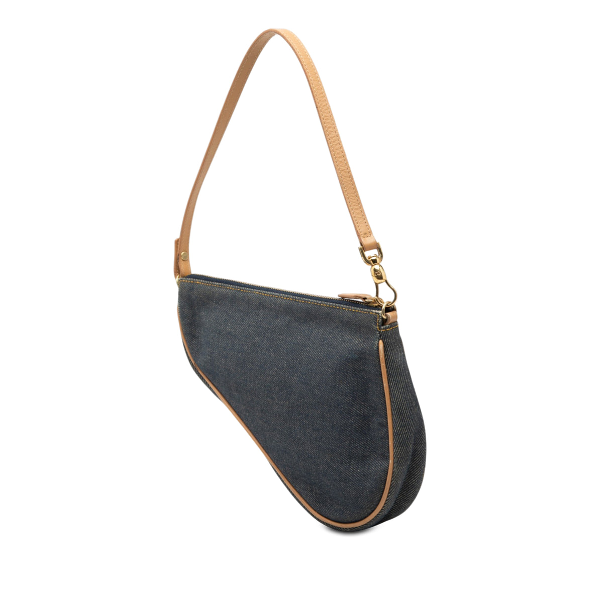 Dior Pochette Mini Saddle Denim, view 2