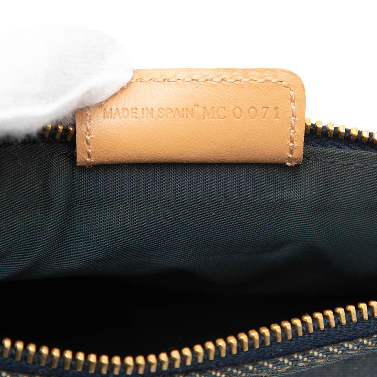 Dior Pochette Mini Saddle Denim, view 6