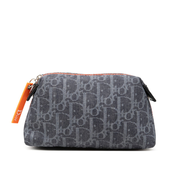 Cosmetic Pouch Oblique Denim (Pre-Owned)