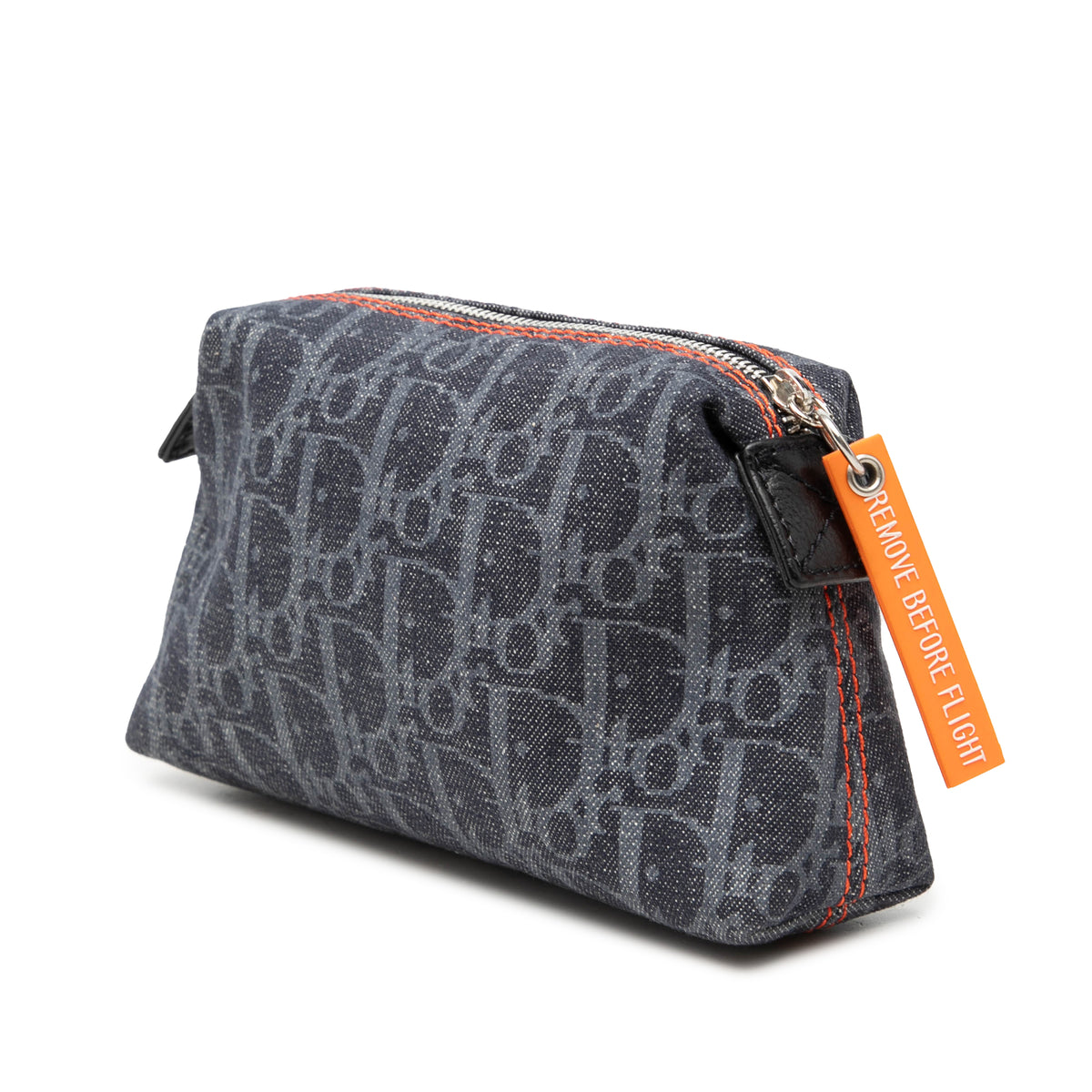 Cosmetic Pouch Oblique Denim (Pre-Owned)