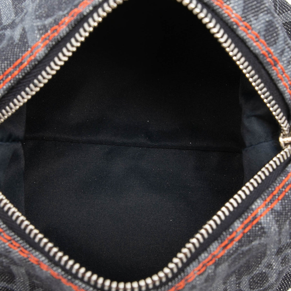Cosmetic Pouch Oblique Denim (Pre-Owned)