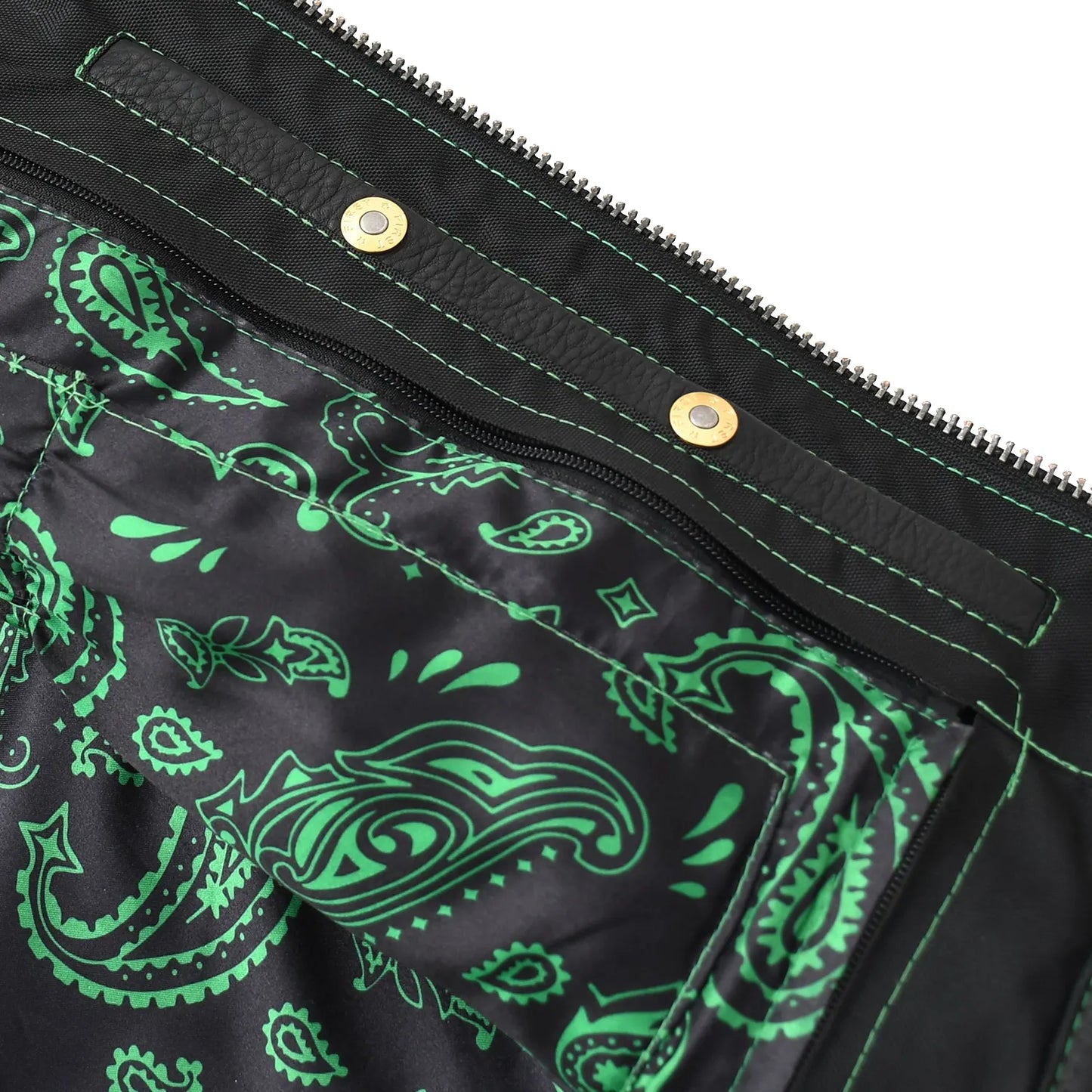 Tactical Emerald Men’s Motorcycle Leather Vest