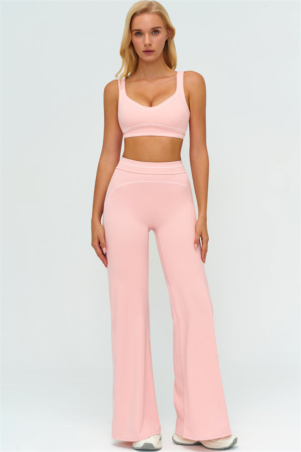 The Amara Sports Bra Flared Leggings 2-Piece Set