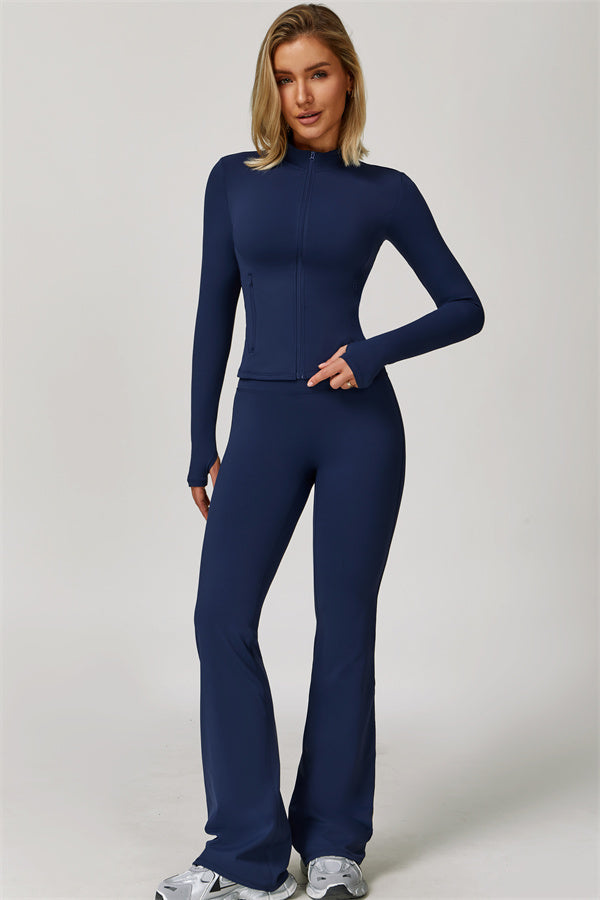The Refresh Jacket Flared Leggings 2-Piece Set