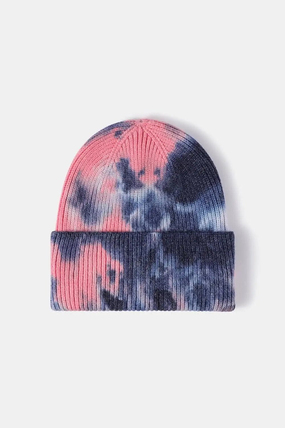 Beanie Hat - Colorful Tie-Dye - Knit
