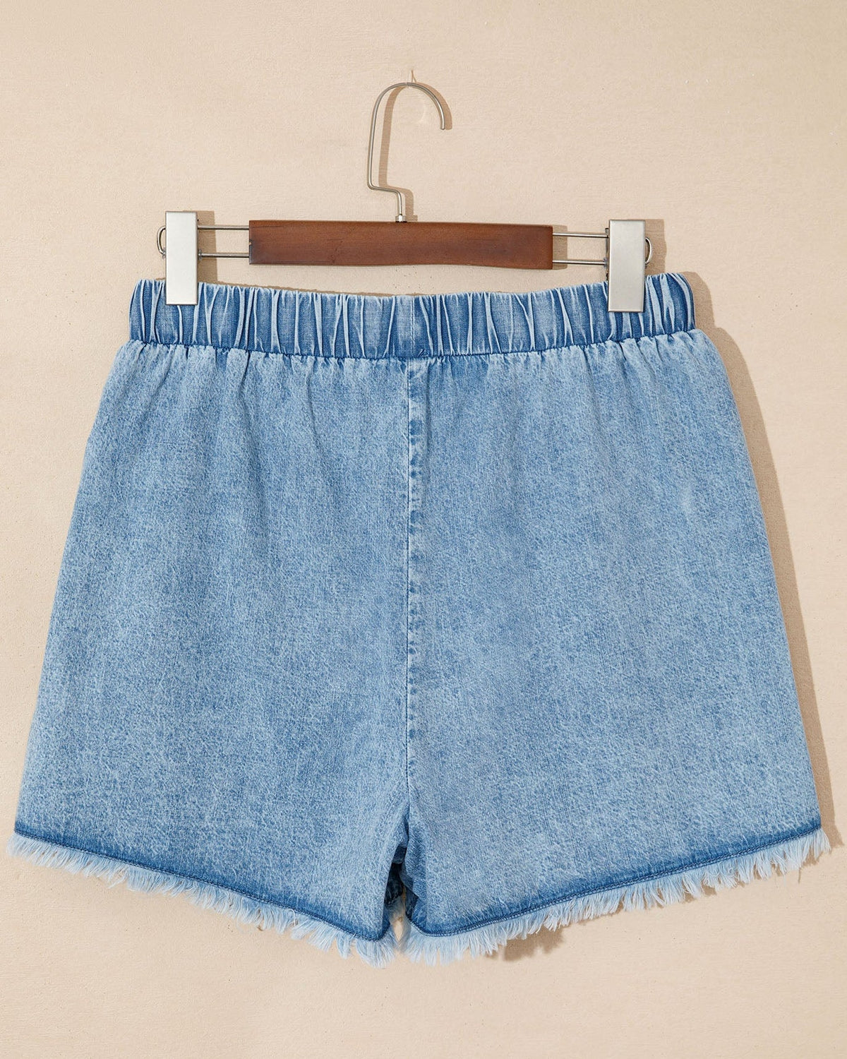 Finlee Frayed Edge Casual Denim Shorts
