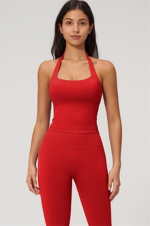 The Empower Halter Crop Top