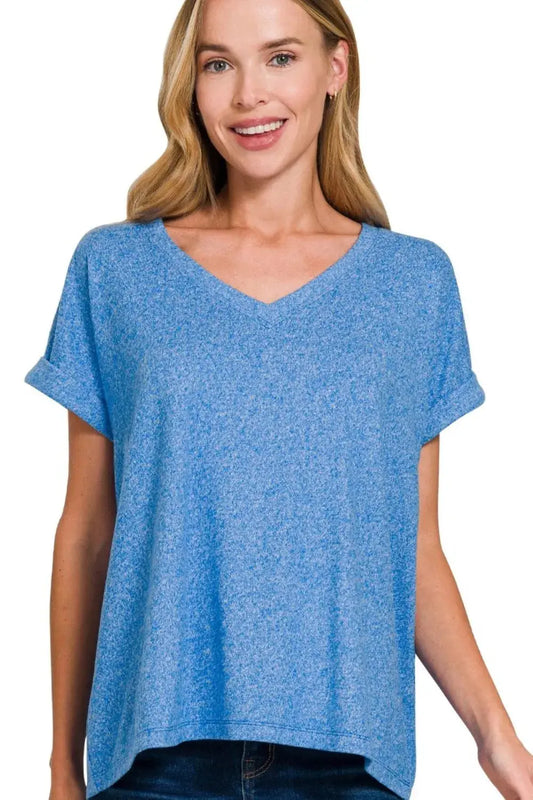 V-Neck Tee - Hacci Soft - Everyday Comfort